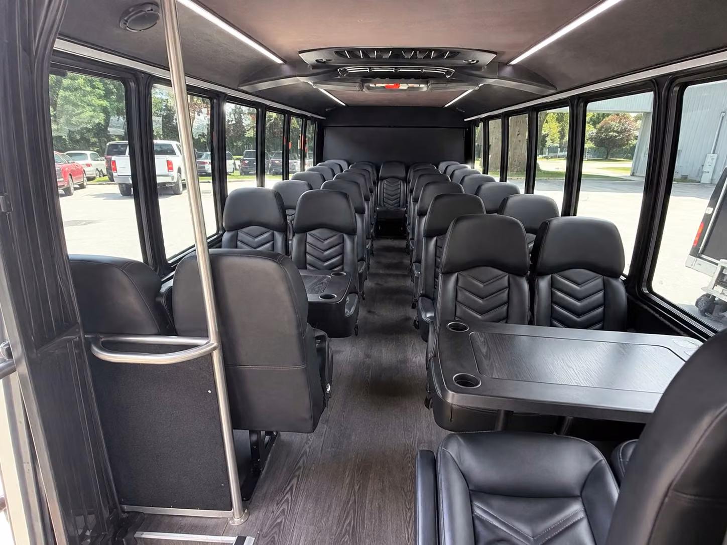 15 passenger minibus interior