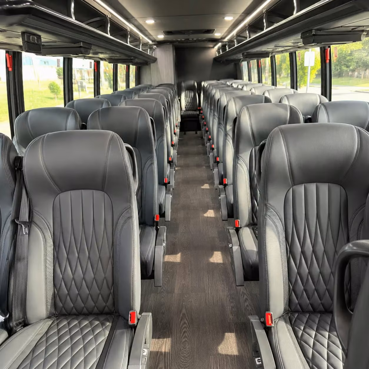 25 passenger minibus inside