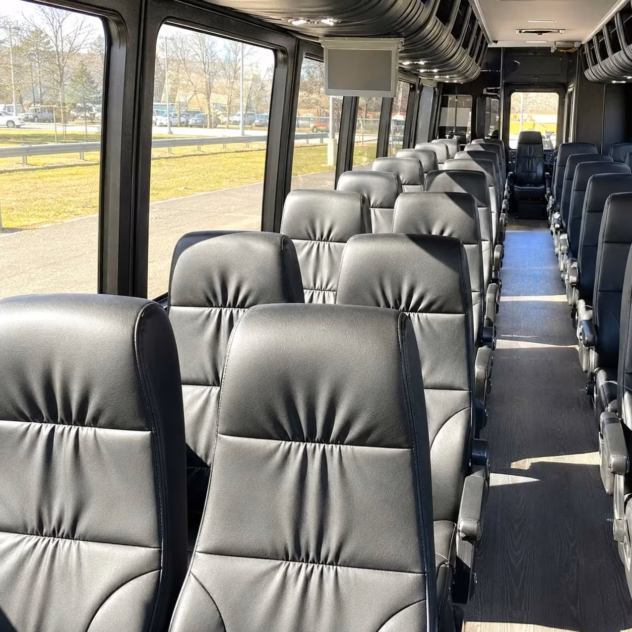28 passenger minibus inside