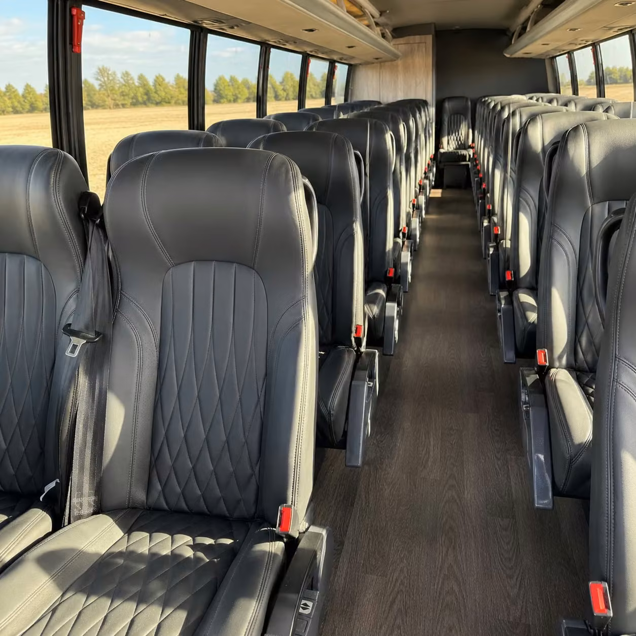 30 passenger minibus interior