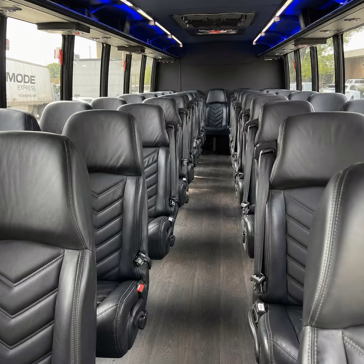 35 passenger minibus inside