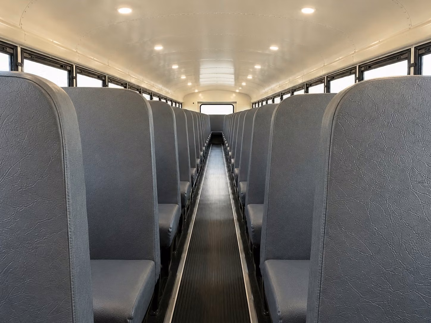 school bus inside