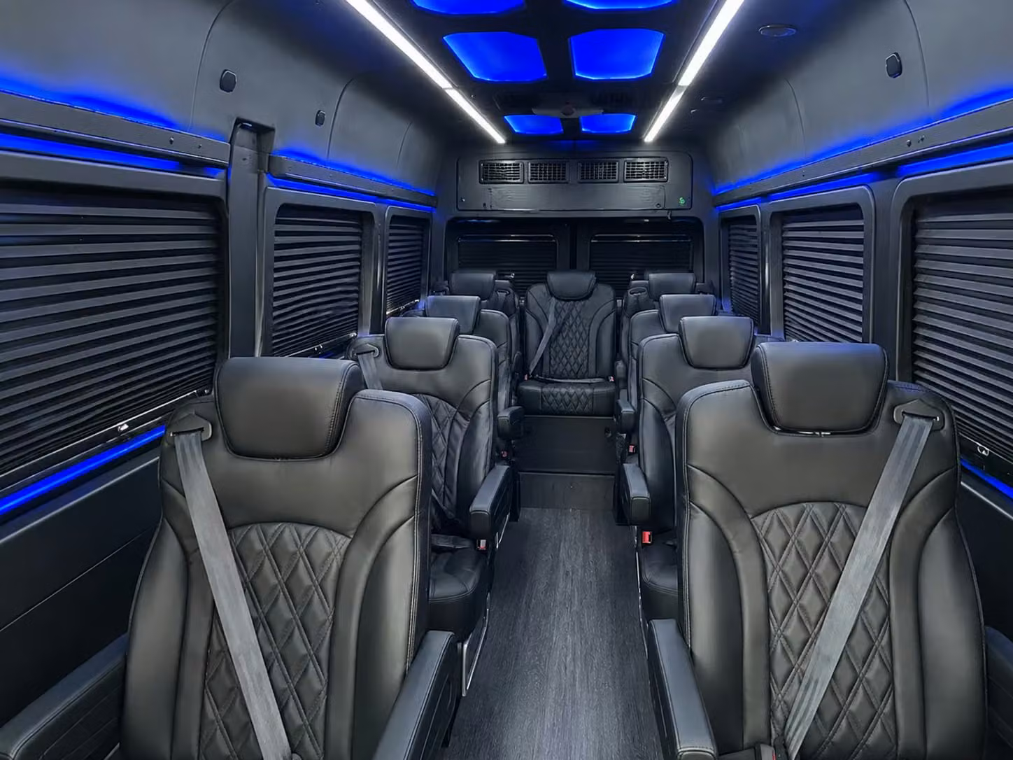 sprinter van with driver inside