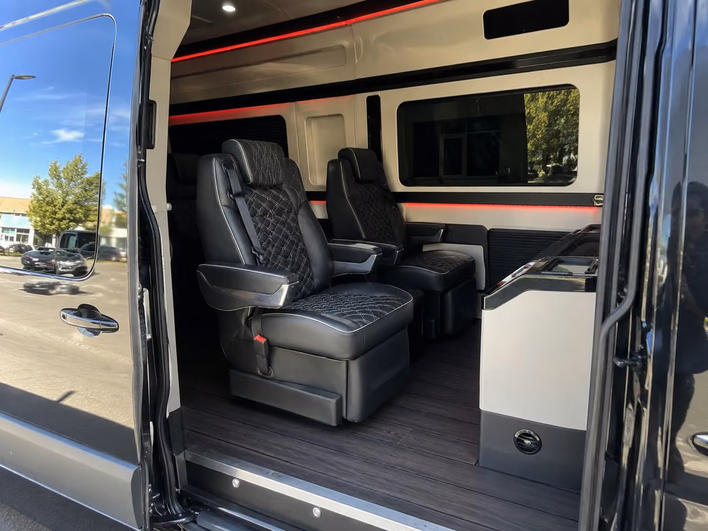 sprinter van with driver interior